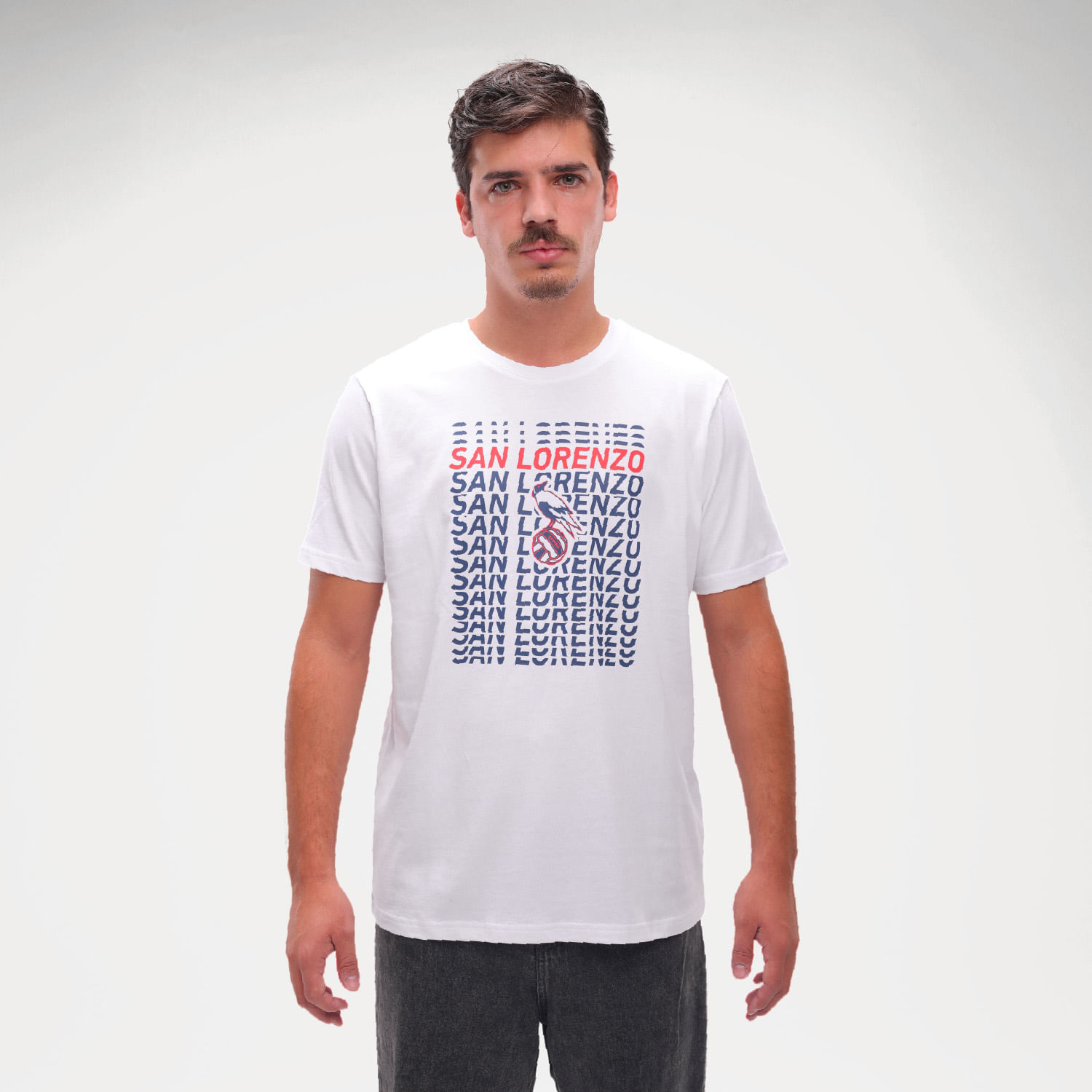 Remera gráfica de hombre san lorenzo 25