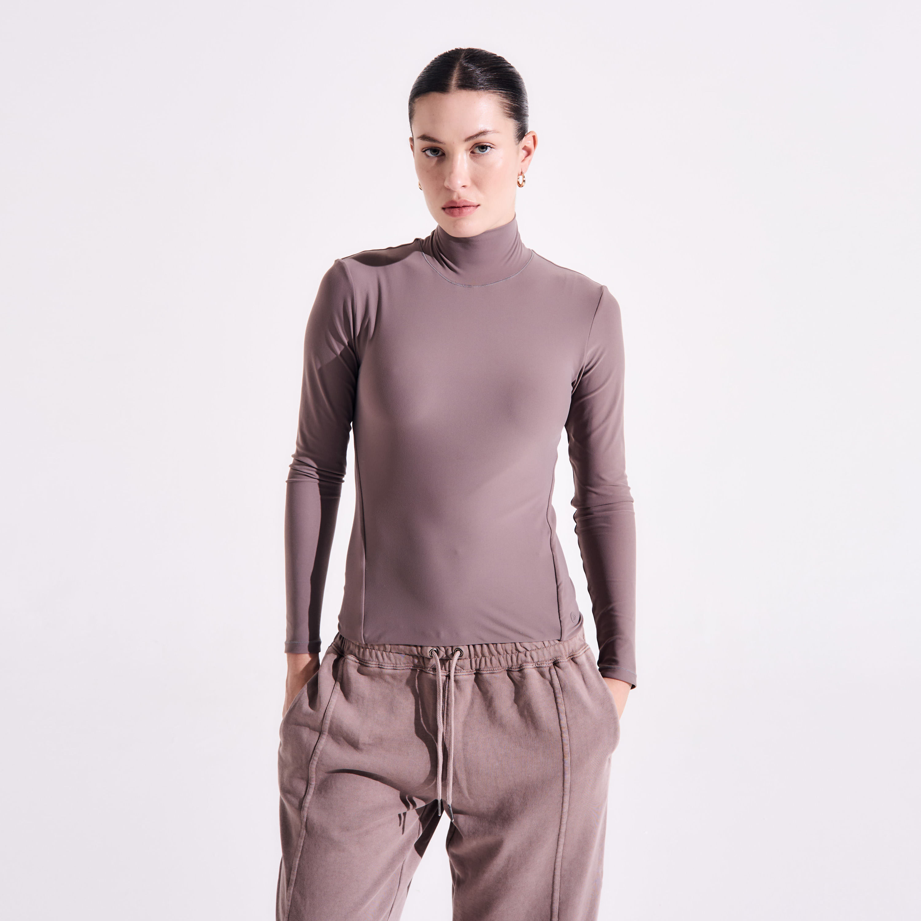 Soft high neck top Atomik