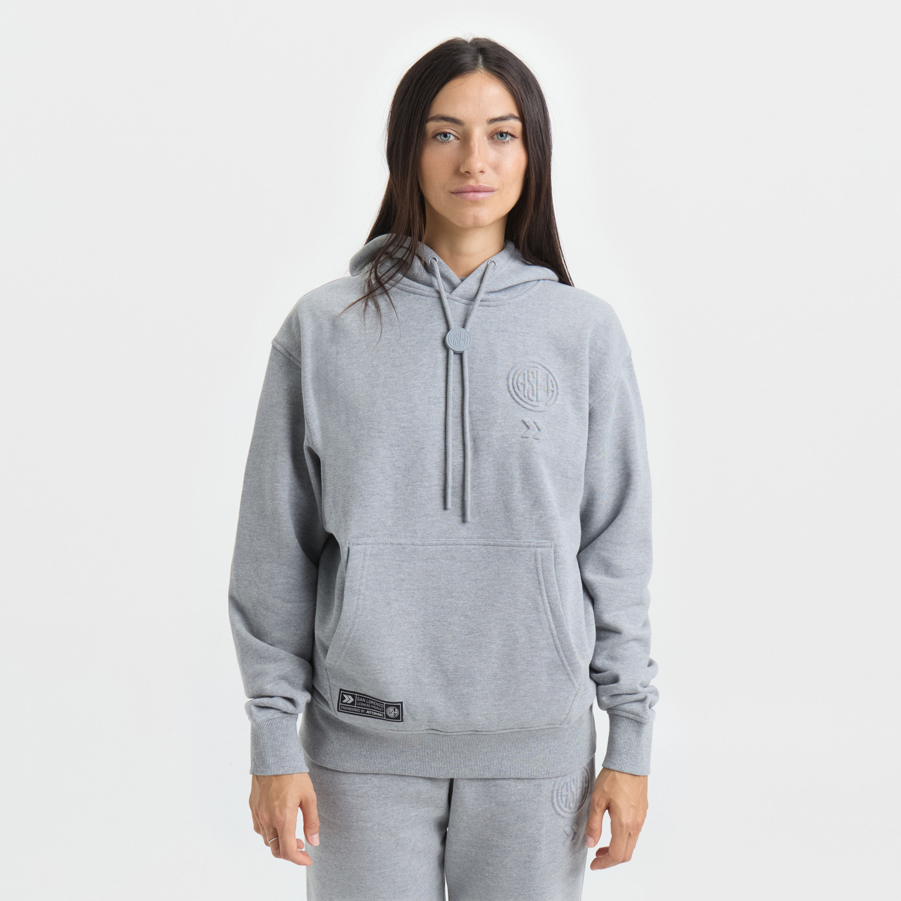 Hoodie monochrome unisex San Lorenzo 26