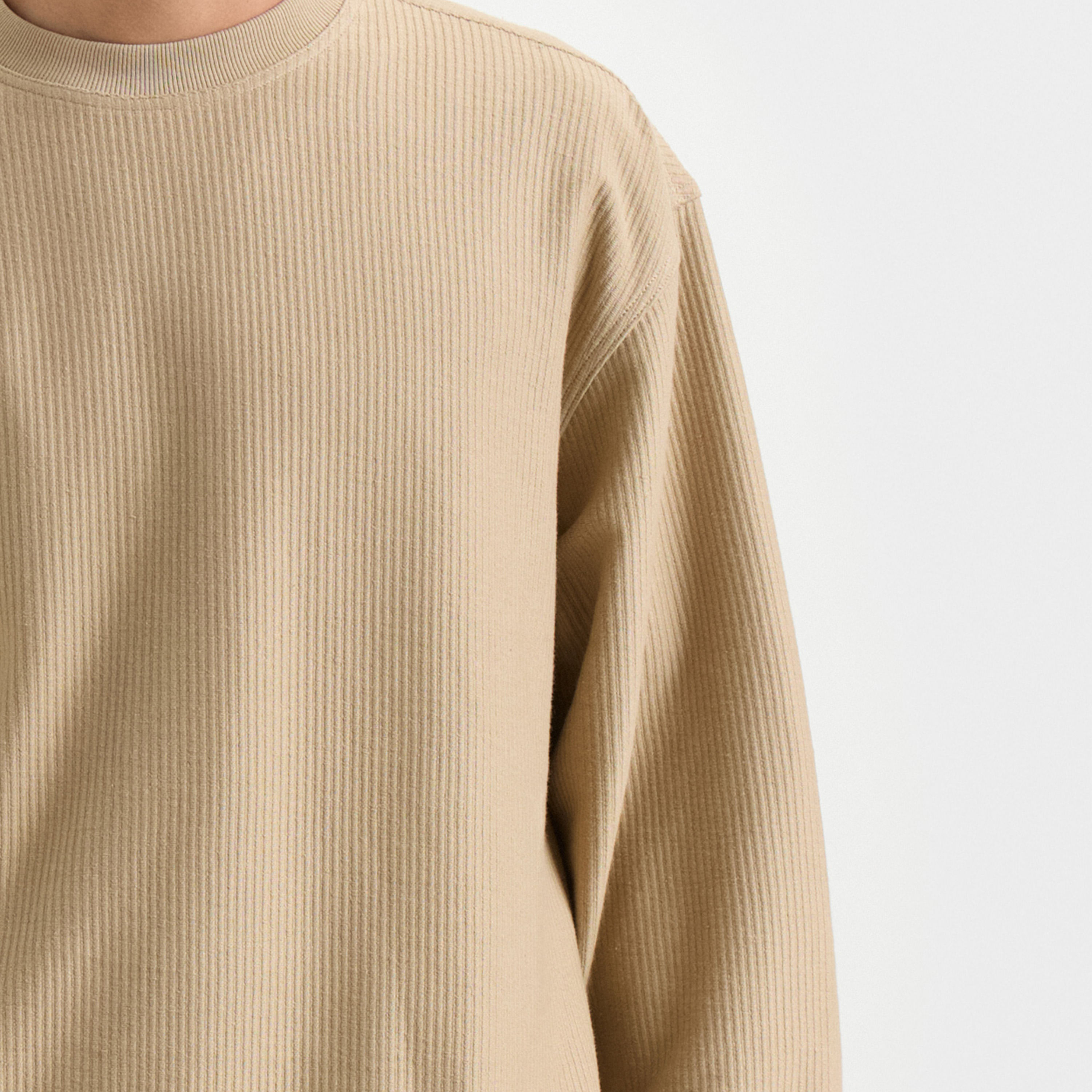 Waffle crew neck — imagen 3