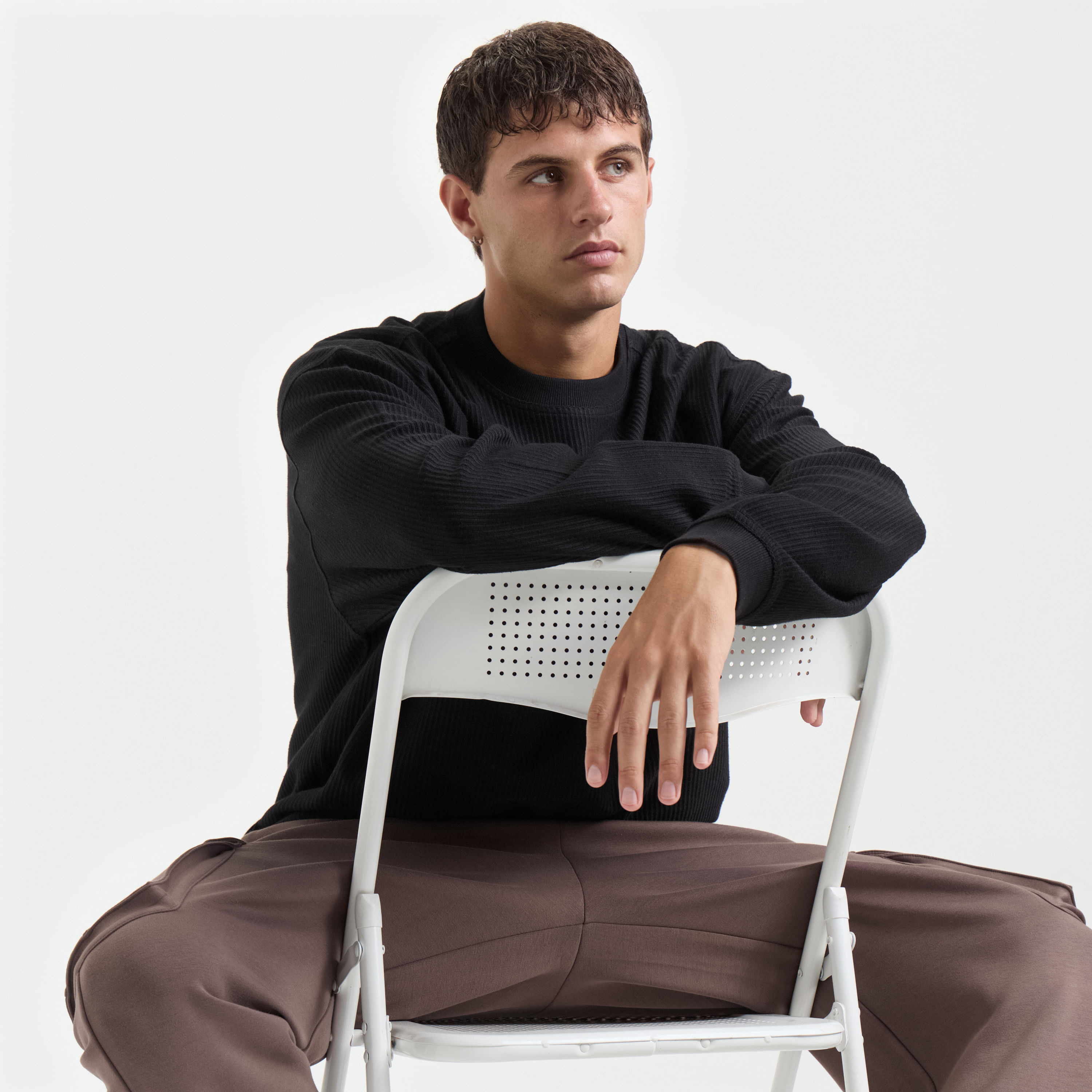 Waffle crew neck de Atomik — imagen 4