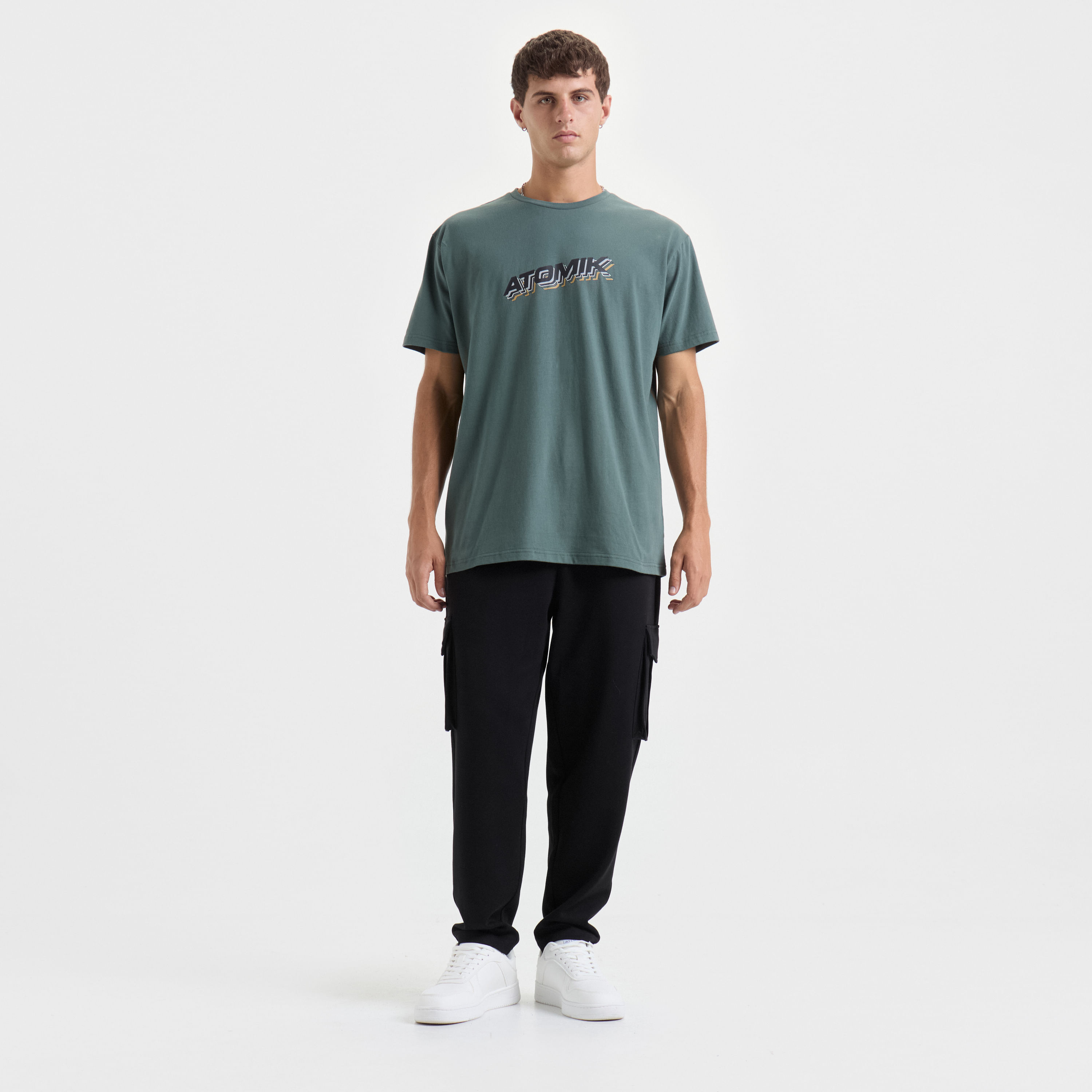 Atomik unset logo tee