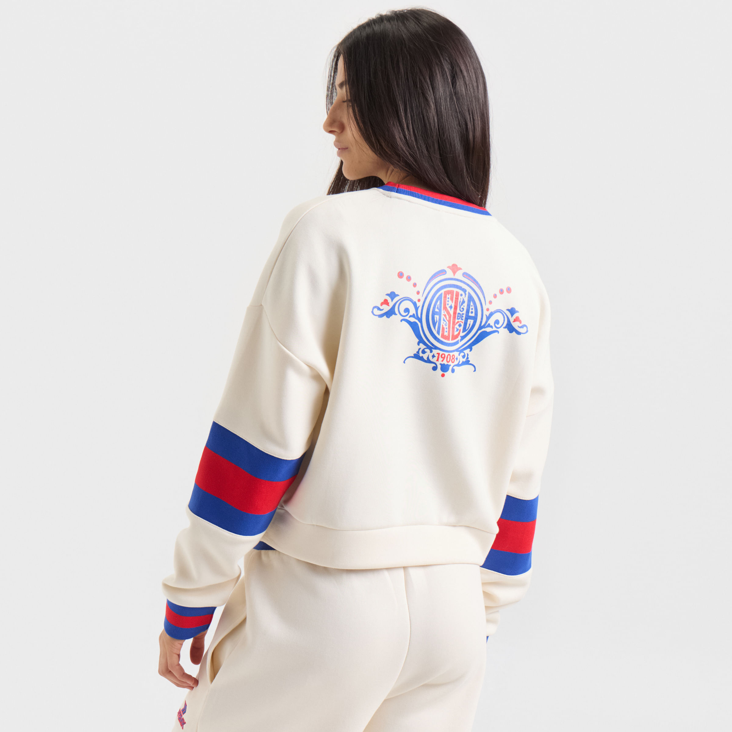 Retro stripes sweatshirt wmn San Lorenzo 26 — imagen 2