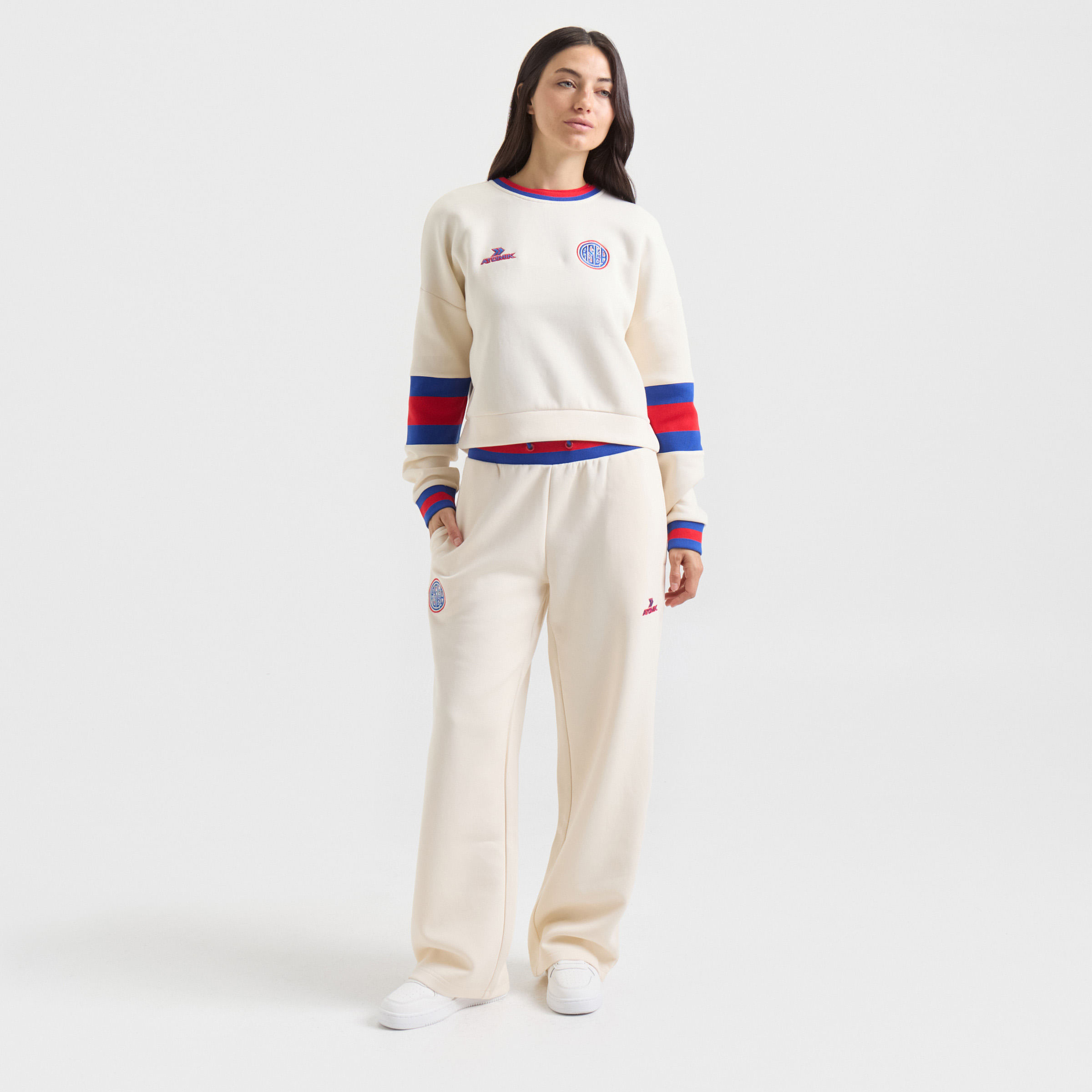 Retro stripes sweatshirt wmn San Lorenzo 26 — imagen 7