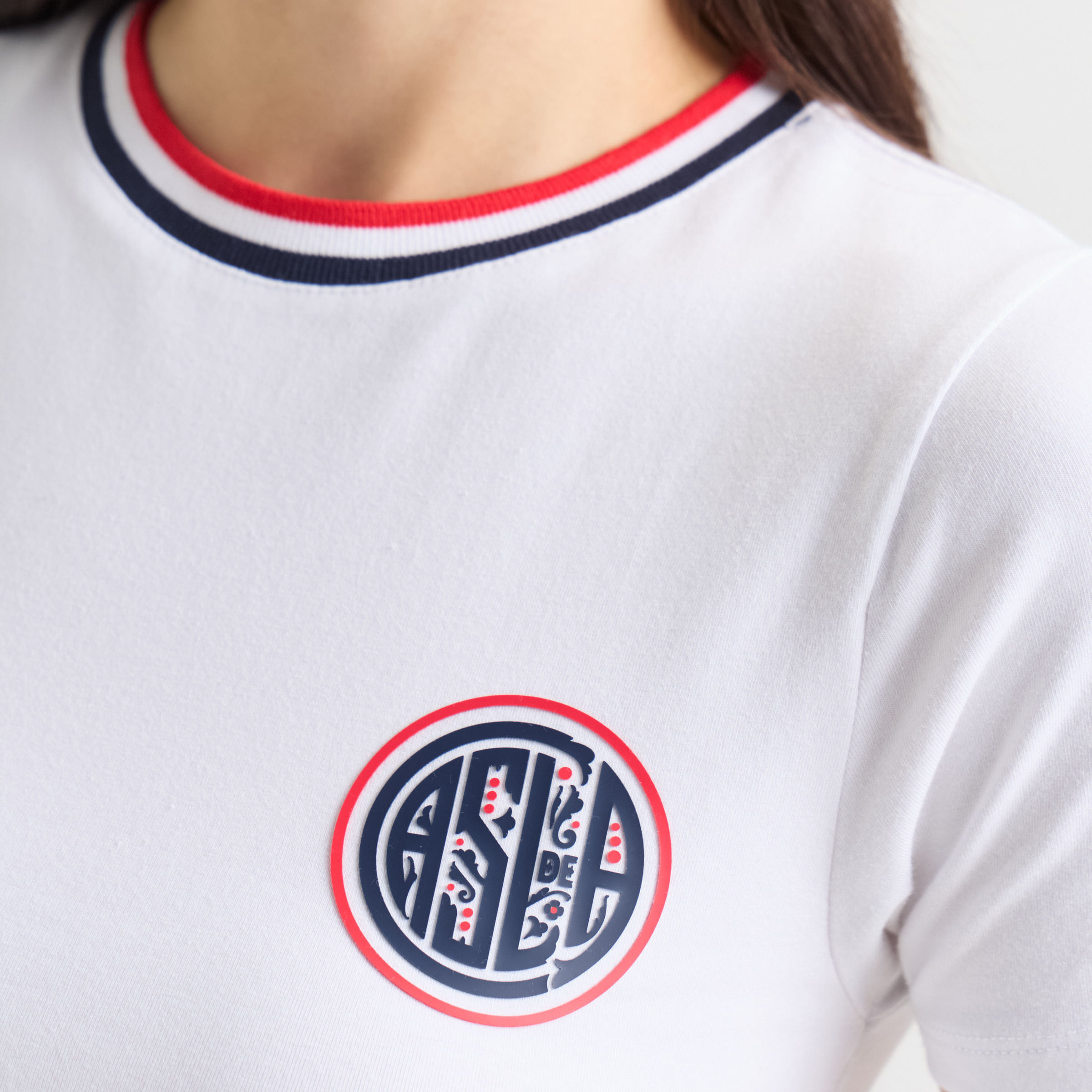 Retro slim crop tee Wmn San Lorenzo 26 — imagen 3