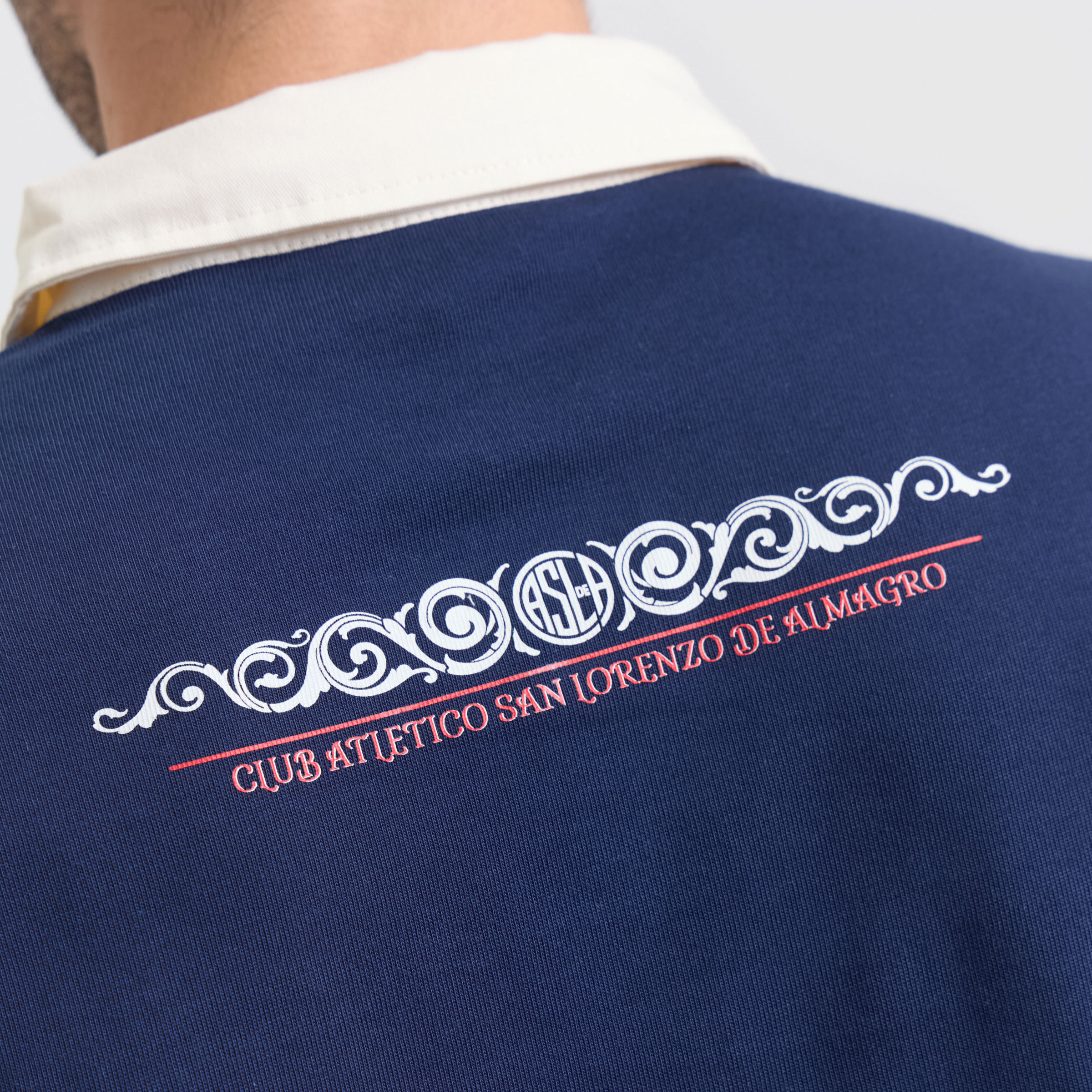 Retro polo sweatshirt men San Lorenzo 26 — imagen 3