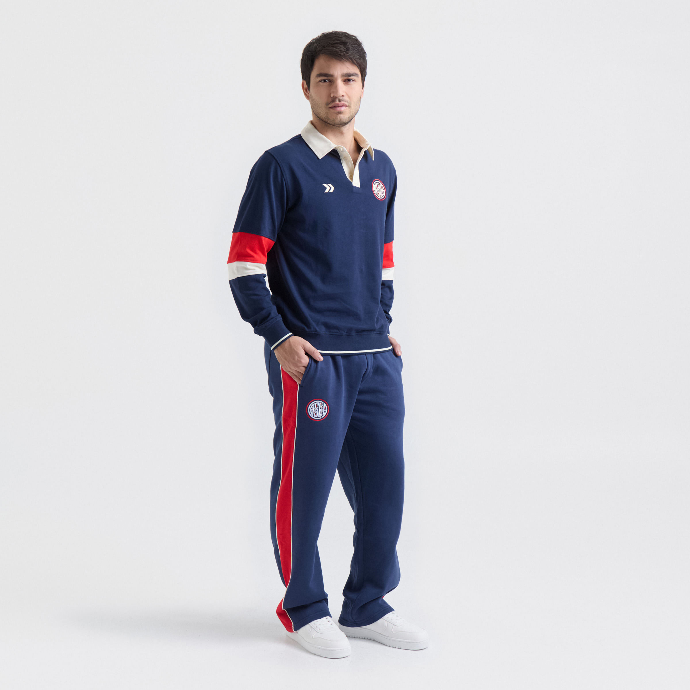 Retro polo sweatshirt men San Lorenzo 26 — imagen 7