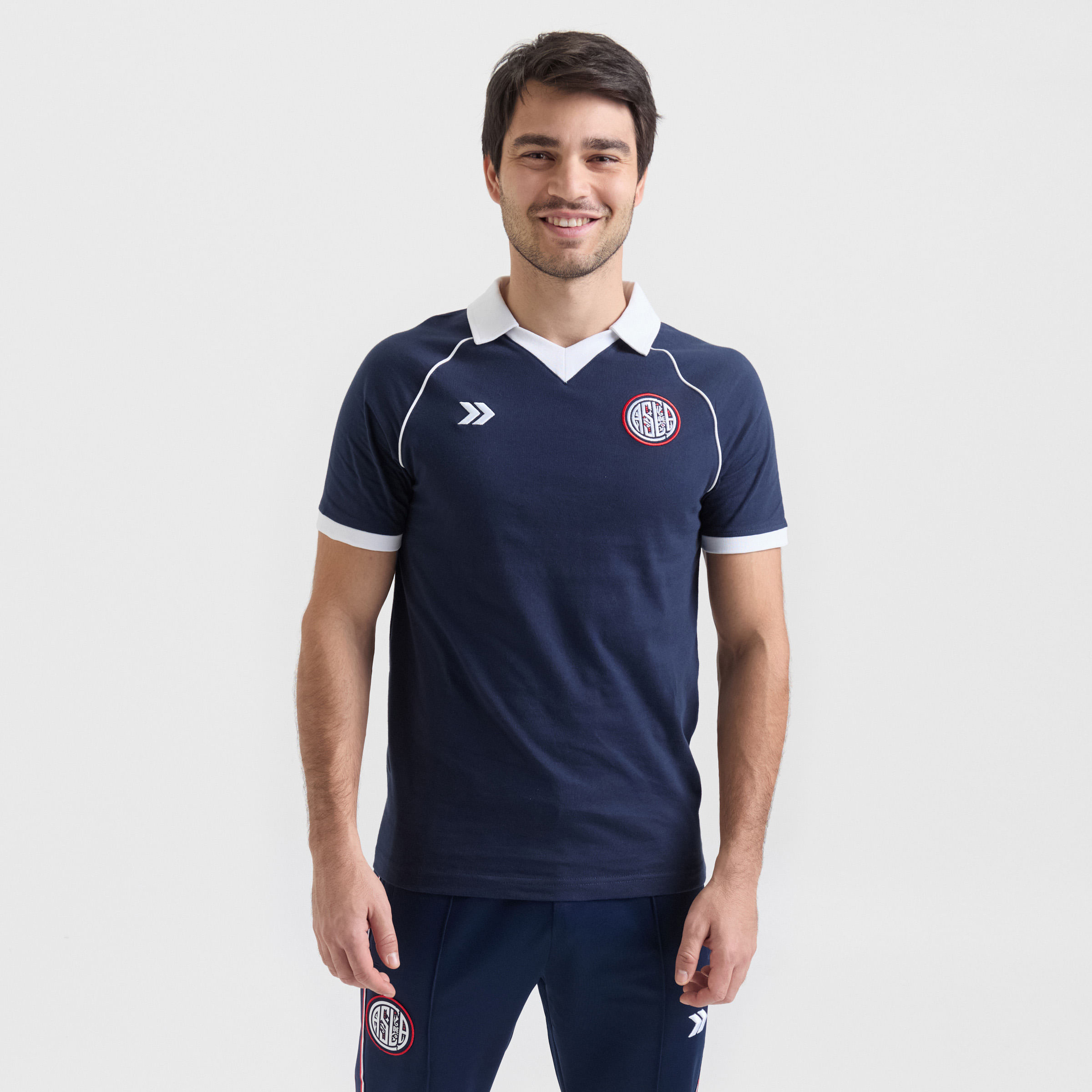 Retro ranglan mc polo tee men San Lorenzo 26