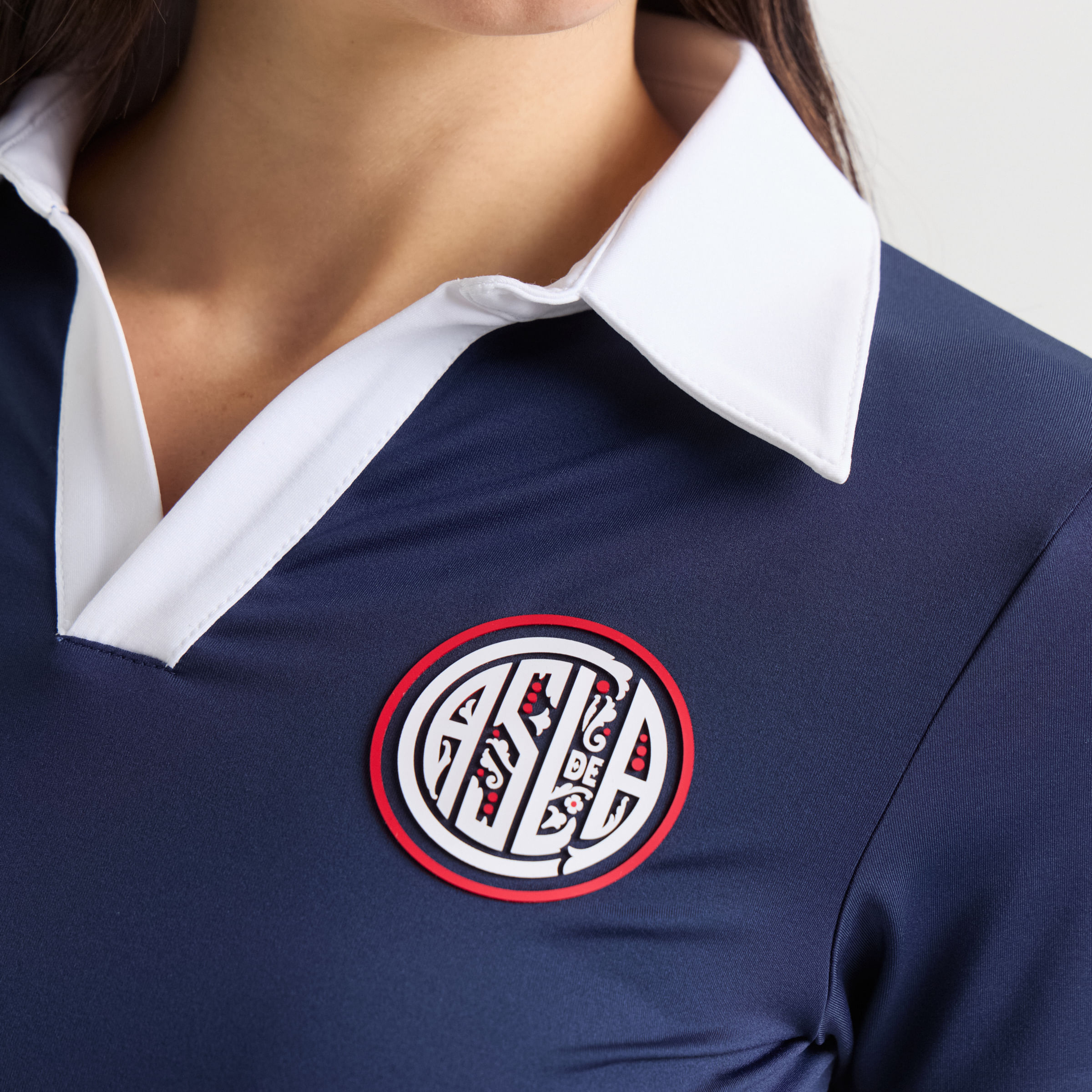 Retro slim mc polo tee wmn San Lorenzo 26 — imagen 3