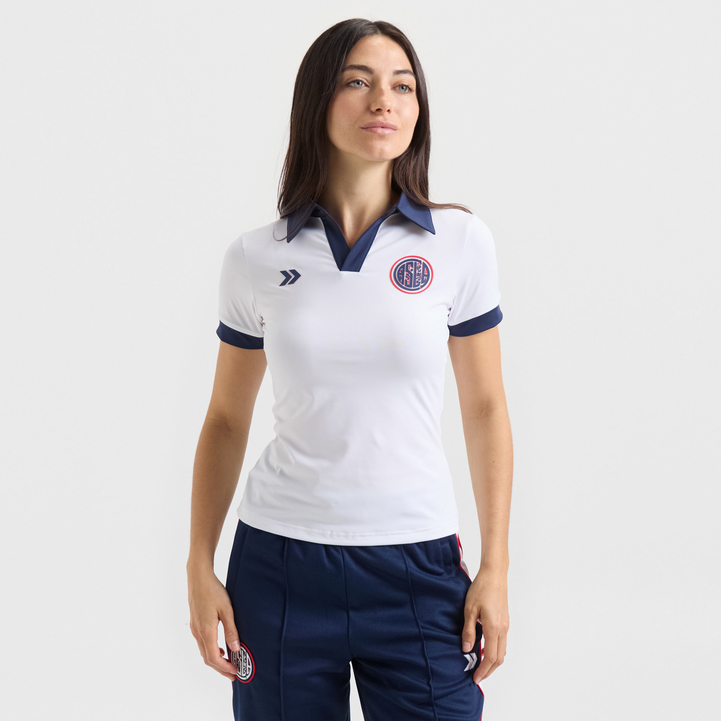 Retro Slim Mc Polo Tee Wmn San Lorenzo 26
